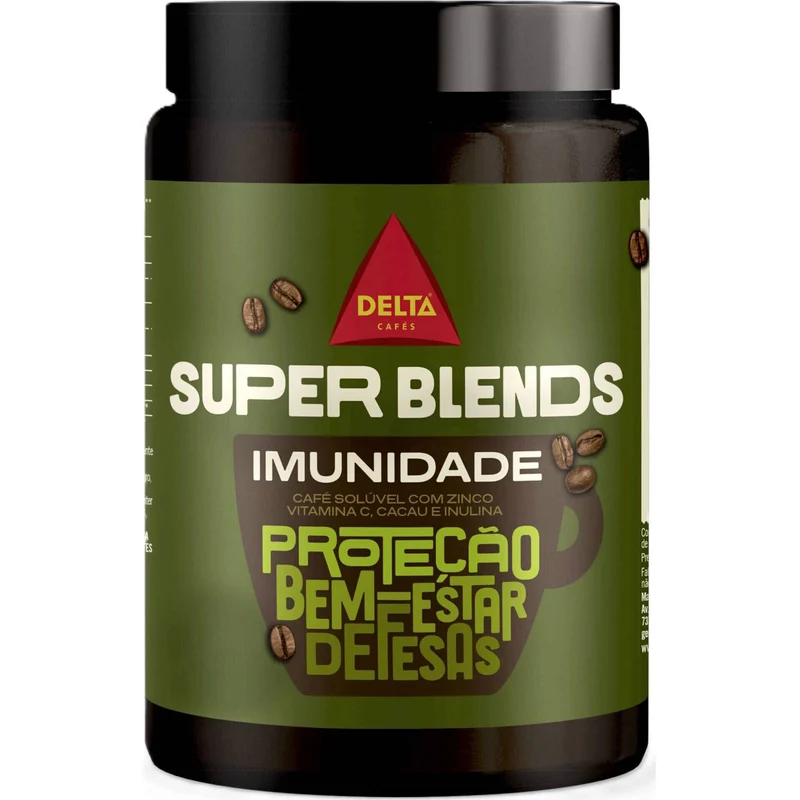 Delta Super Blends Instant Coffee with Zinc, Vitamin C, Cocoa and Inulin 200g