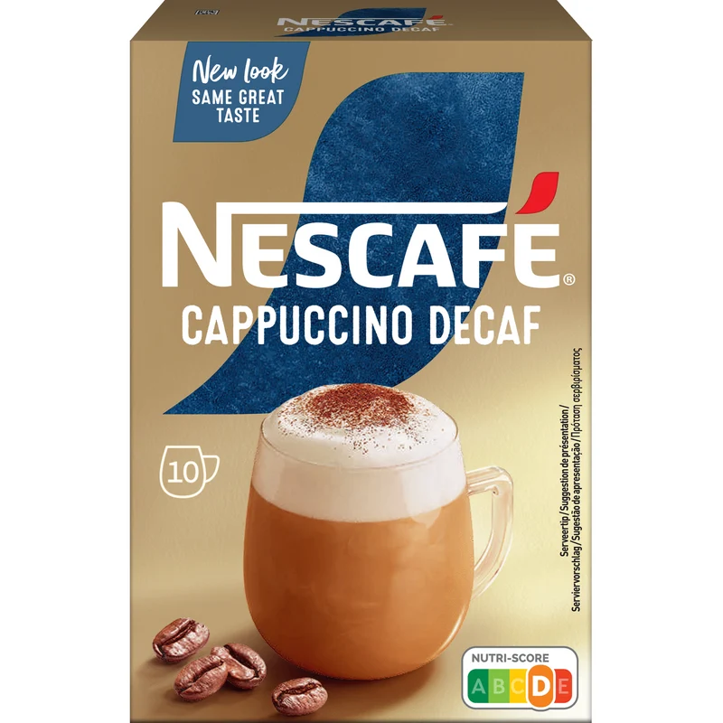 Nescafé Gold Cappuccino Decaf 10 x 12.5g Sachets