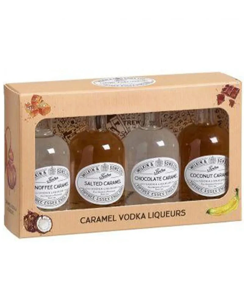 Tiptree Miniature Caramel Vodka Liqueurs Box, 4 x 5 cl