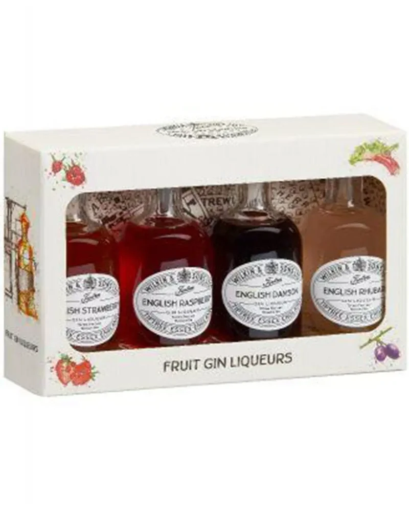 Tiptree Miniature Fruit Gin Liqueurs Box, 4 x 5 cl