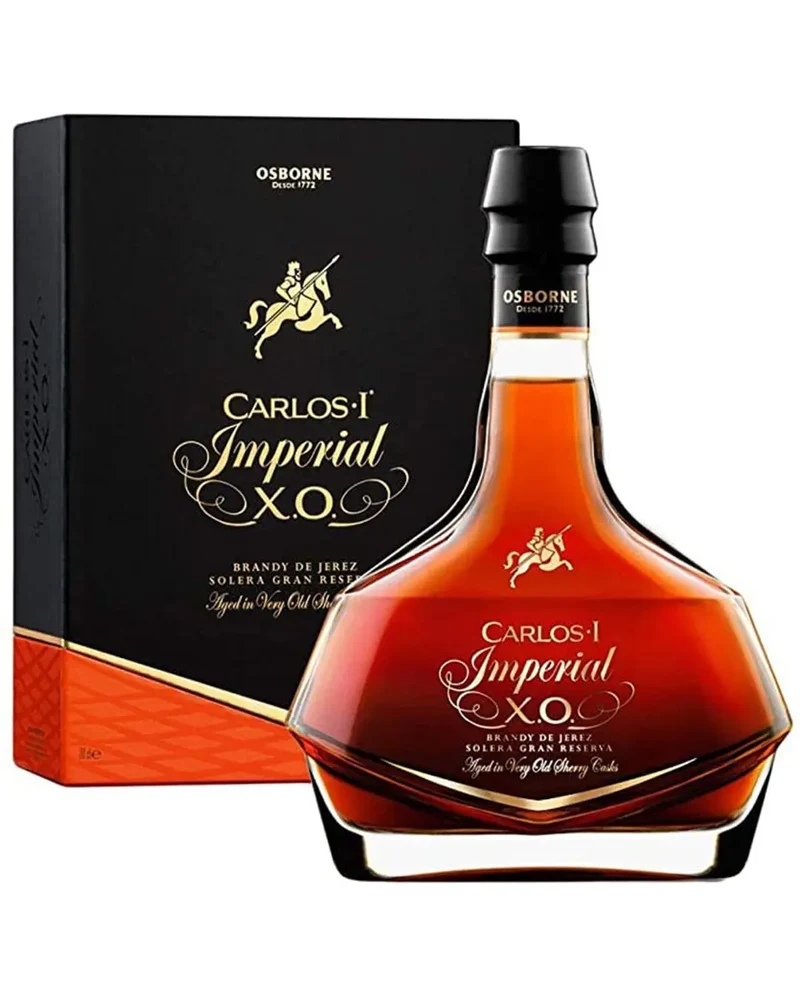 Carlos I Imperial XO Gran Reserva Brandy de Jerez Gift Box, 70 cl