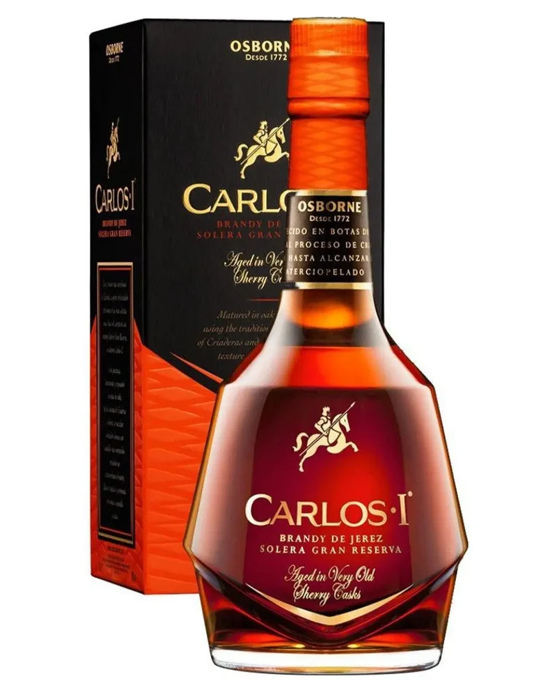 Carlos I Solera Gran Reserva Brandy de Jerez Gift Box, 70 cl