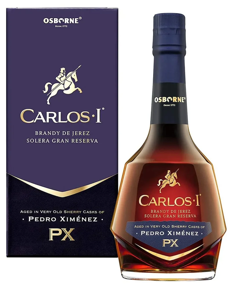 Carlos I Pedro Ximenez Brandy de Jerez Gift Box, 70 cl