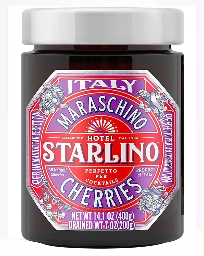 Hotel Starlino Italian Maraschino Cherries, 400 g