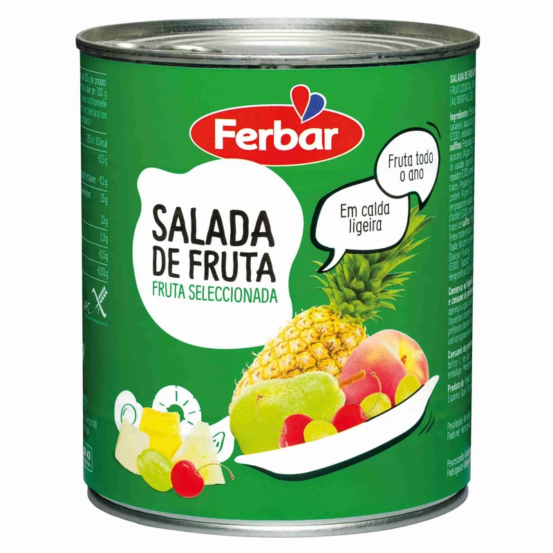 Ferbar Fruit Salad in Syrup 840g