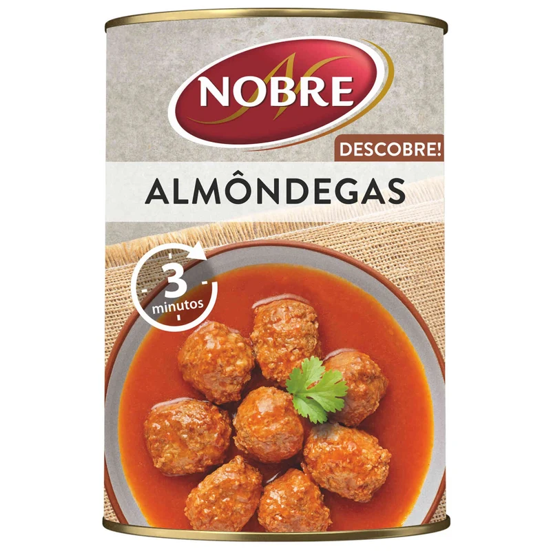 Nobre Almôndegas Meatballs 500g