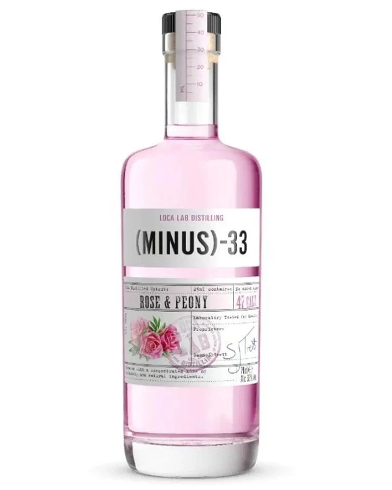 Minus 33 Low Cal Rose & Peony Spirit, 70 cl