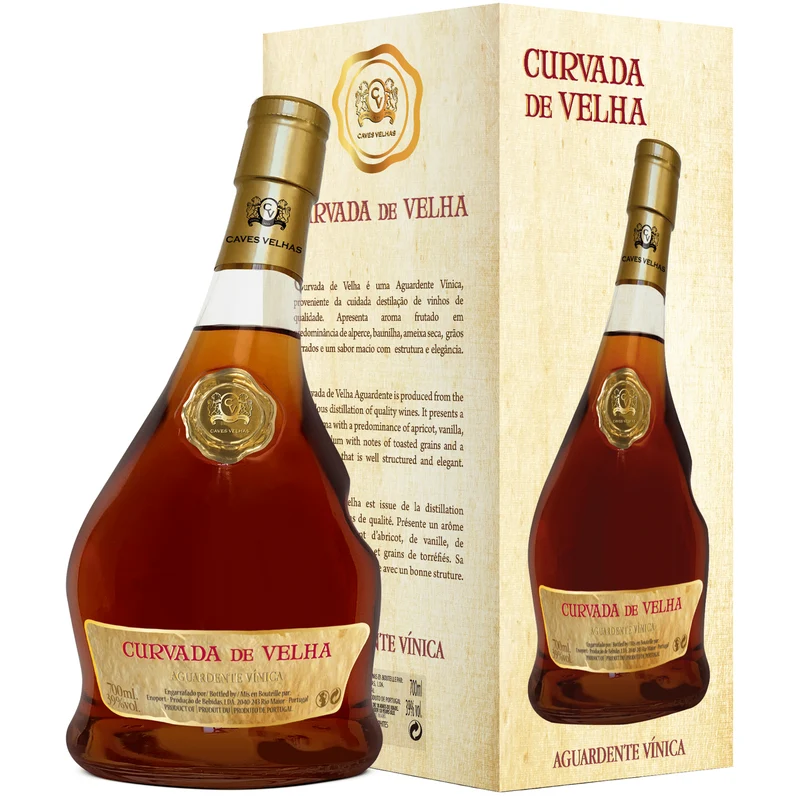 Curvada de Velha Wine Spirit (Aguardente Vínica Velha) 700ml 39% ABV