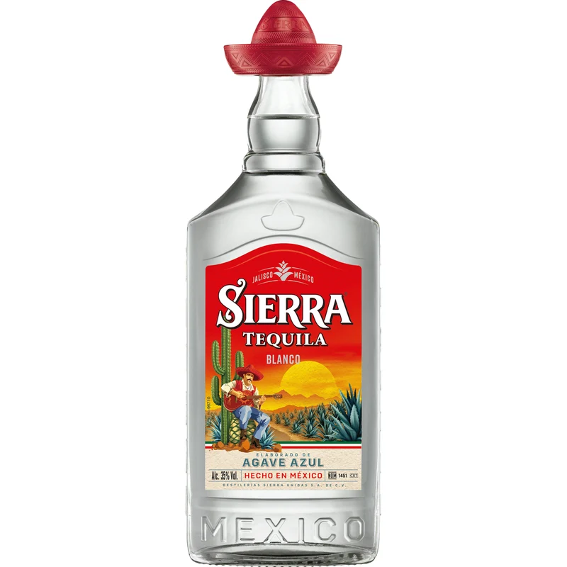 Sierra Tequila Blanco 700ml 38% ABV