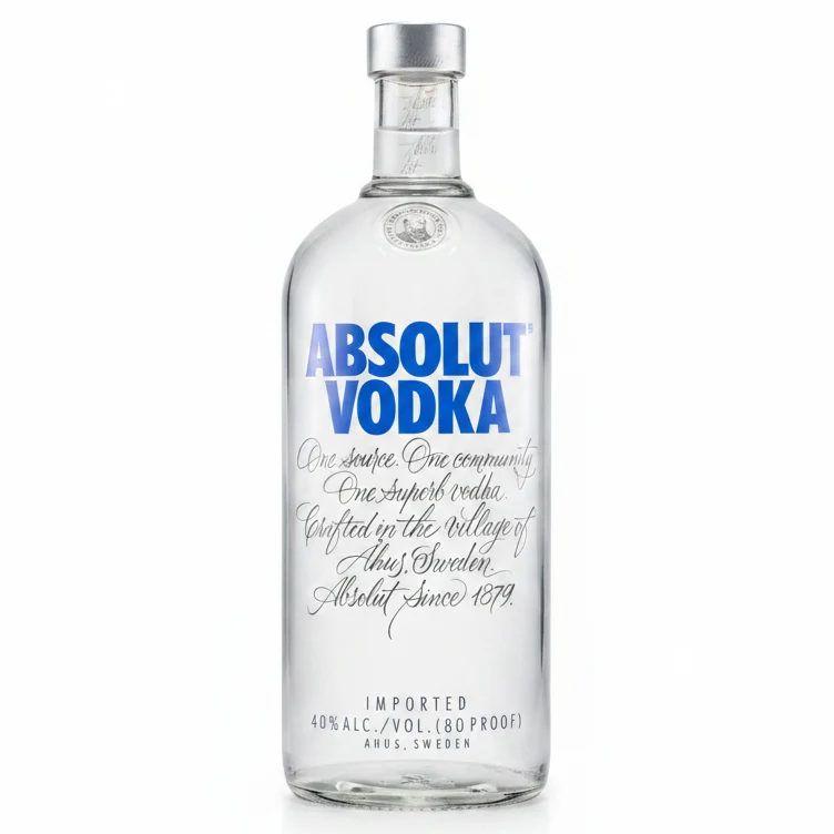Absolut Vodka 1.75L 40% ABV