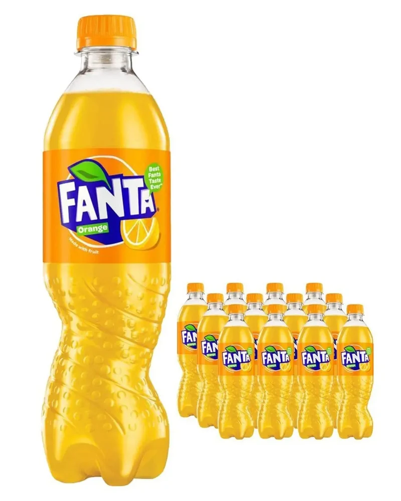 Fanta Orange Plastic Bottle Multipack, 12 x 500 ml