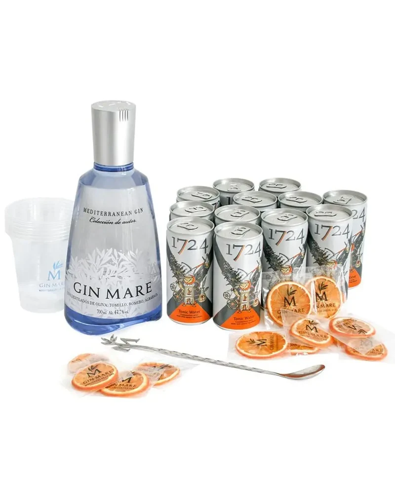 Gin Mare Home Bar Set, 70 cl