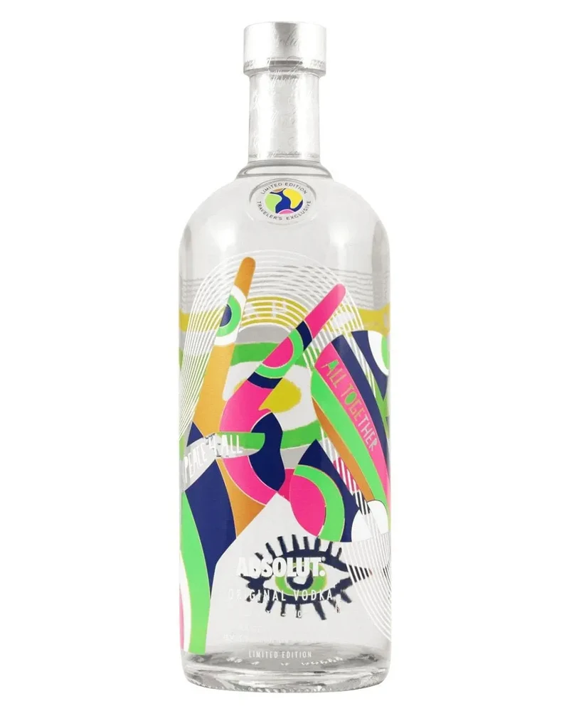 Limited Edition Absolut World Peace 4 All Vodka, 1 L