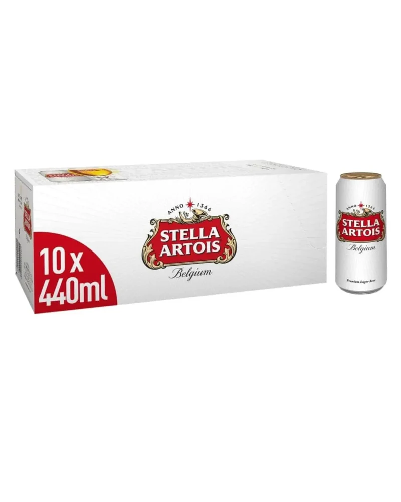 Stella Artois Premium Lager Multipack, 10 x 440 ml