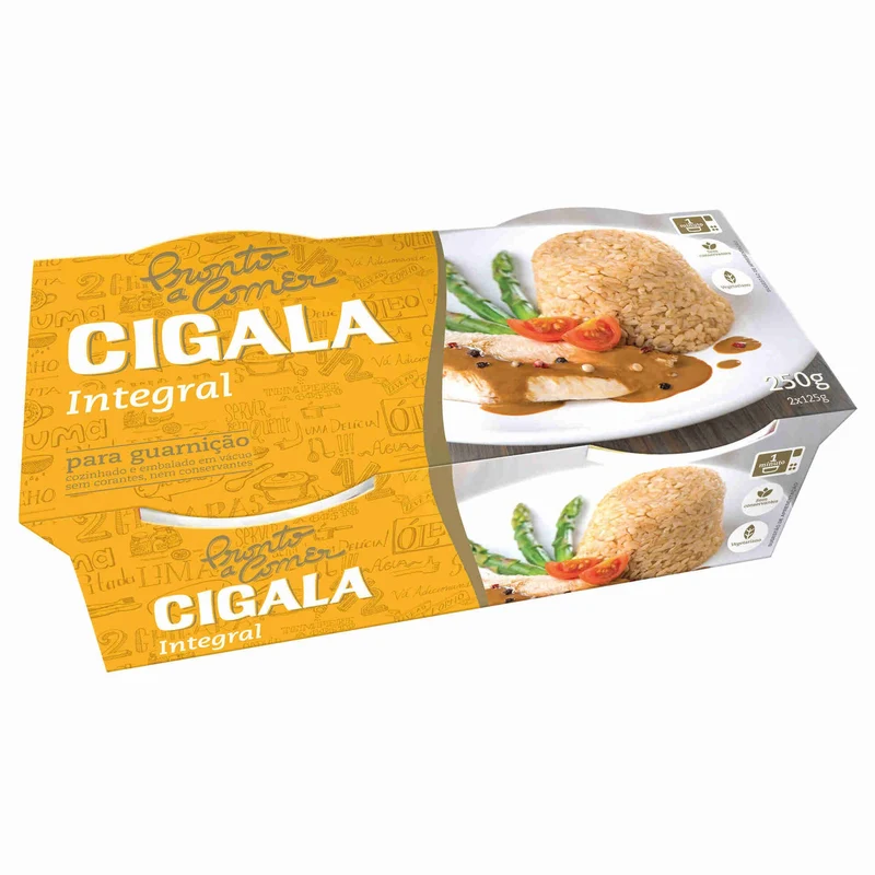 Cigala Ready to Eat Brown Rice 2 x 125g