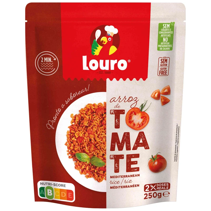Louro Ready to Eat Tomato Rice 250g
