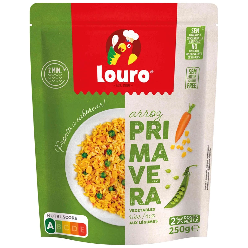 Louro Ready to Eat Spring Vegetable Rice 250g