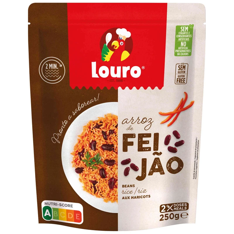 Louro Ready to Eat Rice and Beans 250g