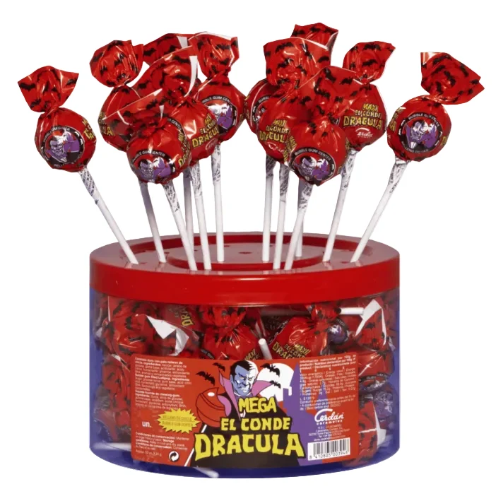 Dracula Mega Lollipops 10 Pack