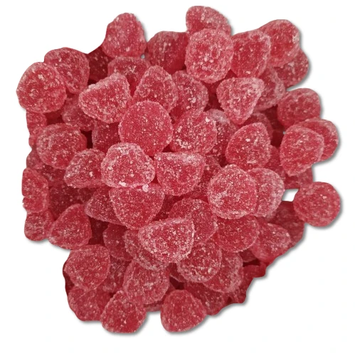 Sugar Coated Strawberry Jelly Sweets by Weight