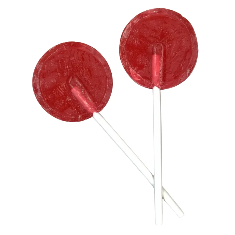 Cerdan Round Cherry Lollipops Pack of 10