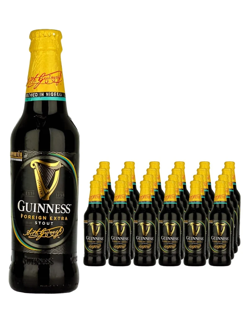 Guinness Nigerian Foreign Extra Stout Beer Bottle Multipack, 24 x 325 ml