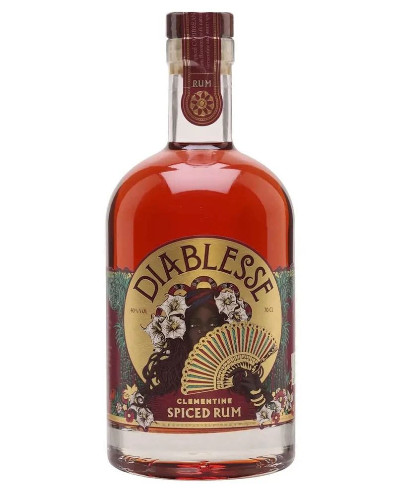 Diablesse Clementine Spiced Caribbean Rum, 70 cl