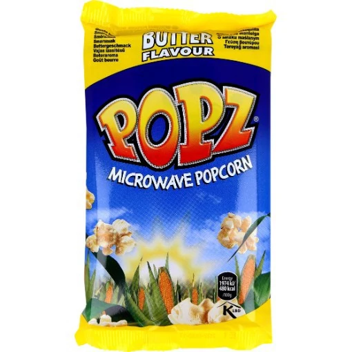 Popz Butter Microwave Popcorn 90g
