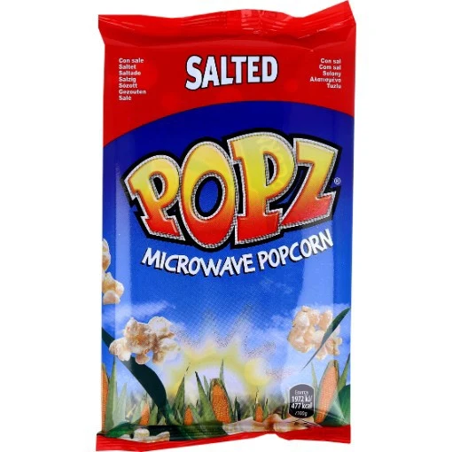 Popz Salted Microwave Popcorn 90g