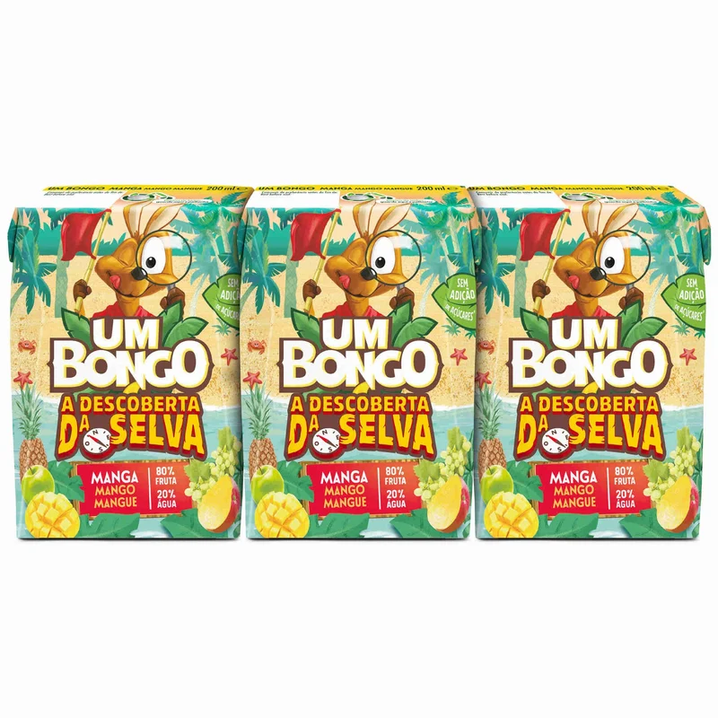 Um Bongo Mango Nectar 3 x 200ml