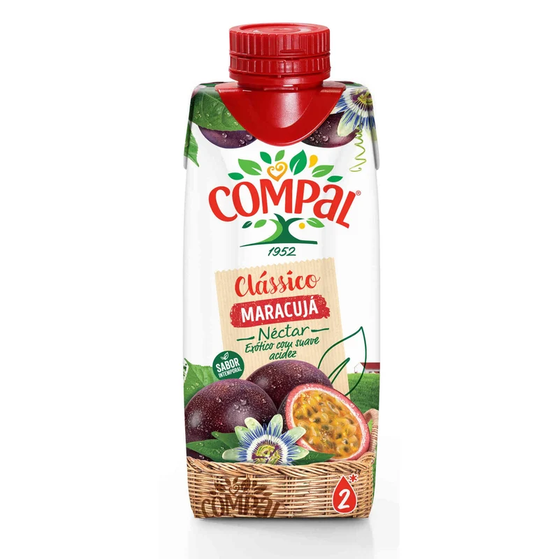 Compal Clássico Passion Fruit Nectar 300ml