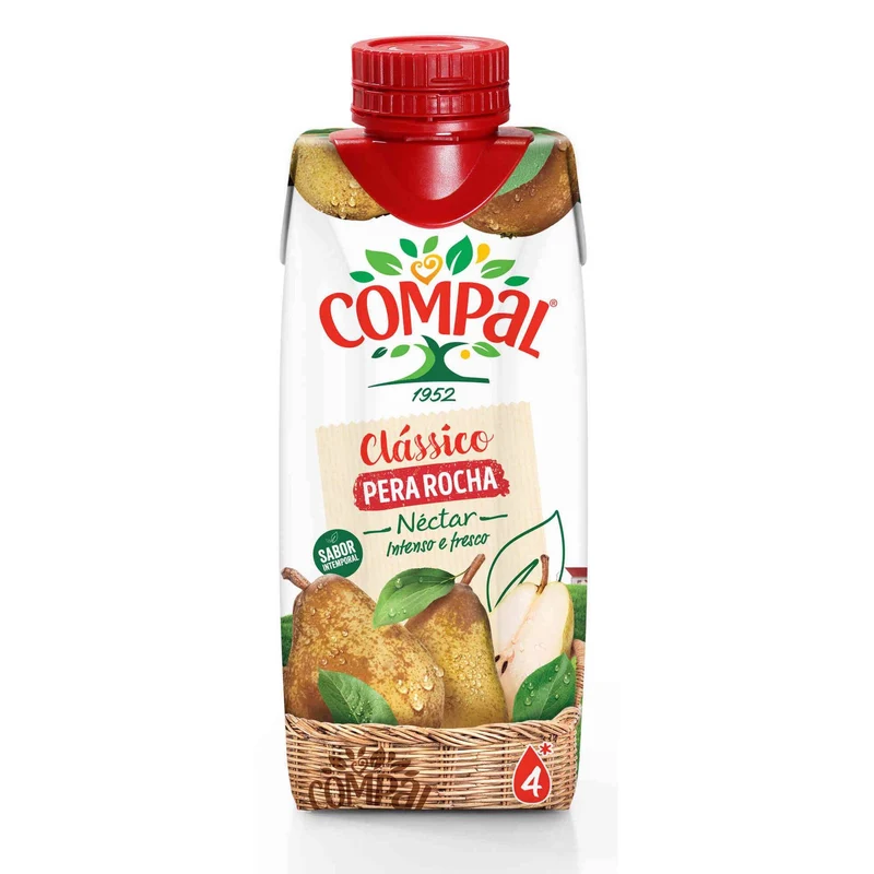 Compal Clássico Rocha Pear Nectar 300ml