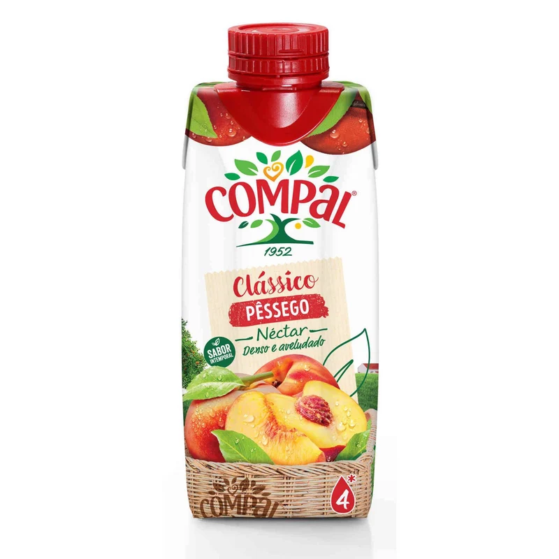 Compal Clássico Peach Nectar 300ml
