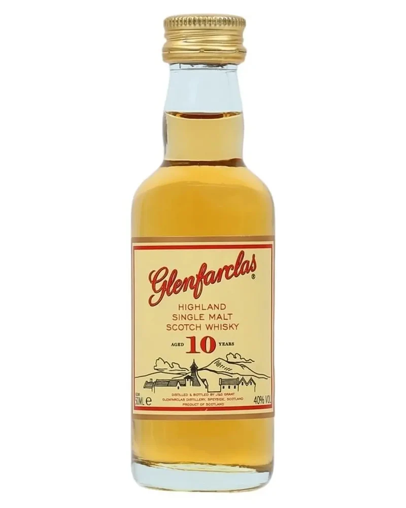 Glenfarclas 10 Year Old Single Malt Whisky Miniature, 5 cl