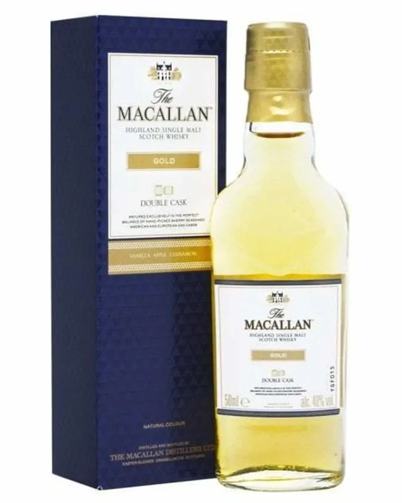 The Macallan Gold Double Cask Malt Whisky Miniature, 5 cl