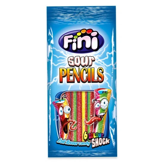 Fini Rellepica Rainbow Sour Pencils 90g