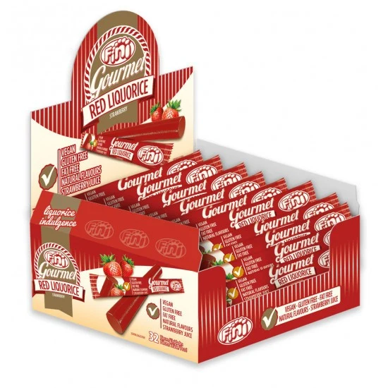 Fini Gourmet Strawberry Liquorice Pack of 5