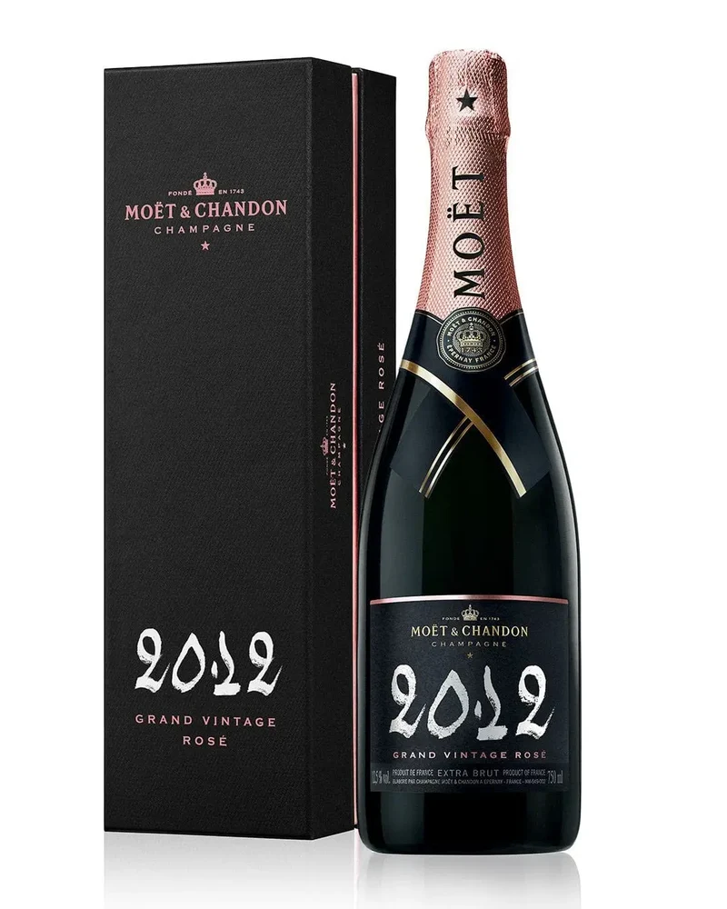 Moët & Chandon Grand Vintage Rosé 2012 in Gift Box, 75 cl