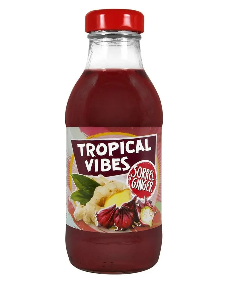 Tropical Vibes Sorrel & Ginger Drink Multipack, 15 x 300 ml