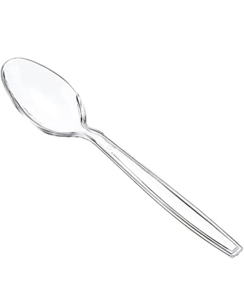 Clear Plastic Spoons Pack Size 50