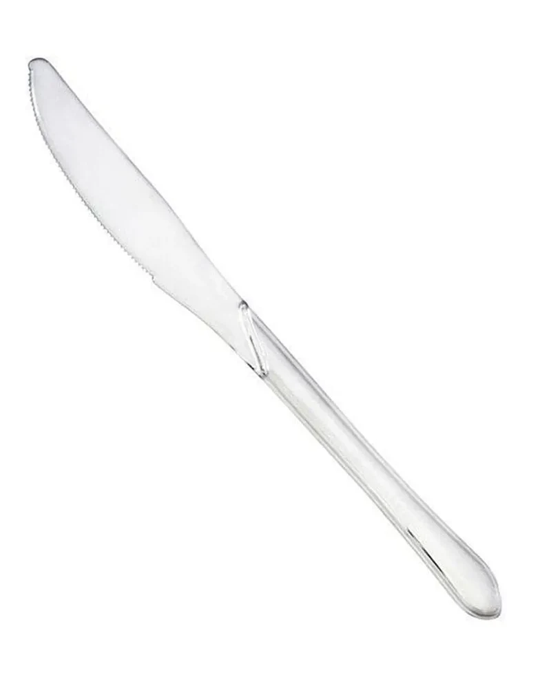 Clear Plastic Knives Pack Size 50
