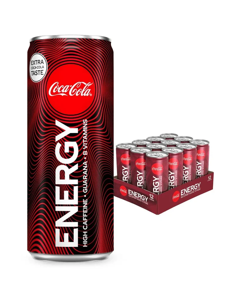 Coca-Cola Energy Drink Multipack, 12 x 250 ml