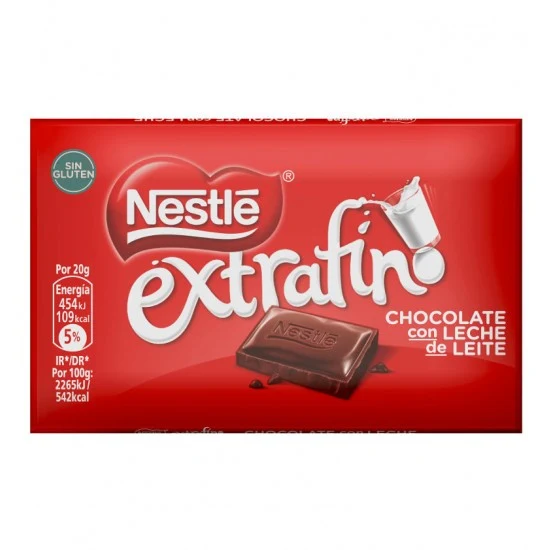 Nestlé Extrafino Milk Chocolate 20g
