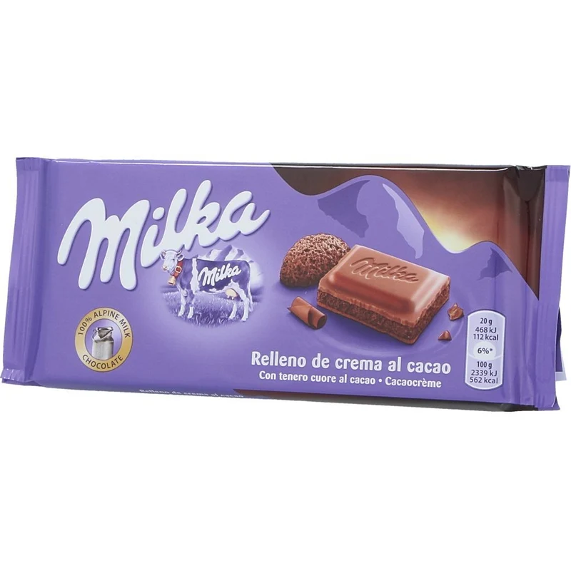 Milka Cocoa Cream Milk Chocolate 100g