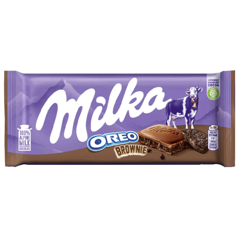 Milka Oreo Brownie Milk Chocolate 100g