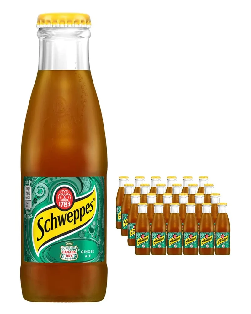 Schweppes Canadian Dry Ginger Ale Multipack, 24 x 125 ml