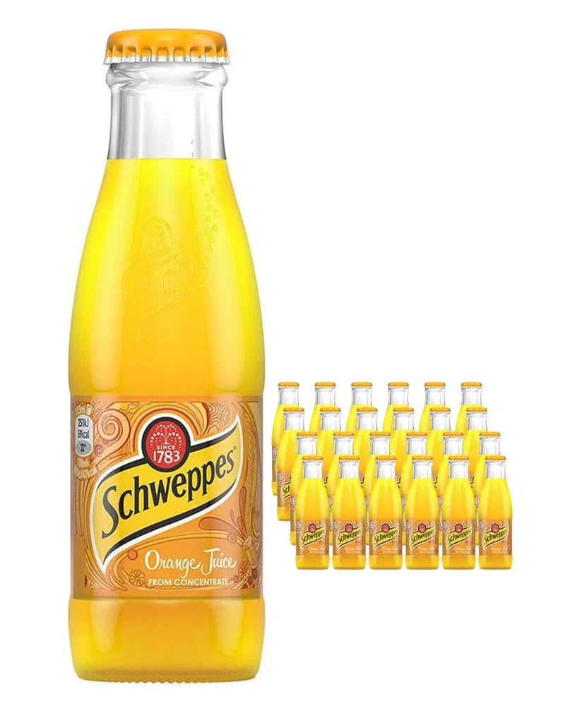 Schweppes Orange Juice Multipack, 24 x 200 ml