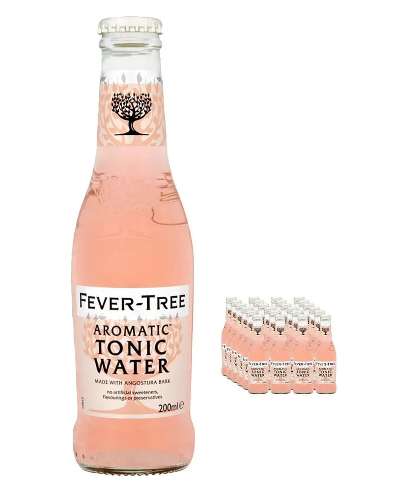 Fever-Tree Refreshingly Light Aromatic Tonic Water Multipack, 24 x 200 ml