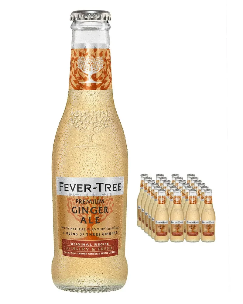 Fever-Tree Premium Ginger Ale Multipack, 24 x 200 ml